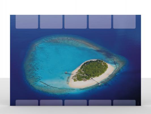 Deskpad 25 Sheets "Maldives Island"